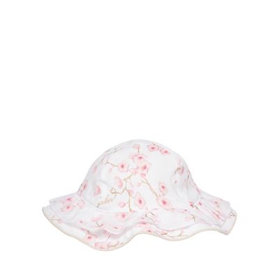 Baker by Ted Baker Baby girls' white blossom print hat